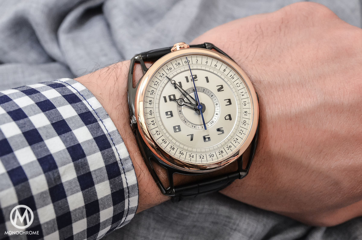 De Bethune DB28 Maxi Chrono - wristshot  De Bethune DB28 Maxi Chrono - wristshot