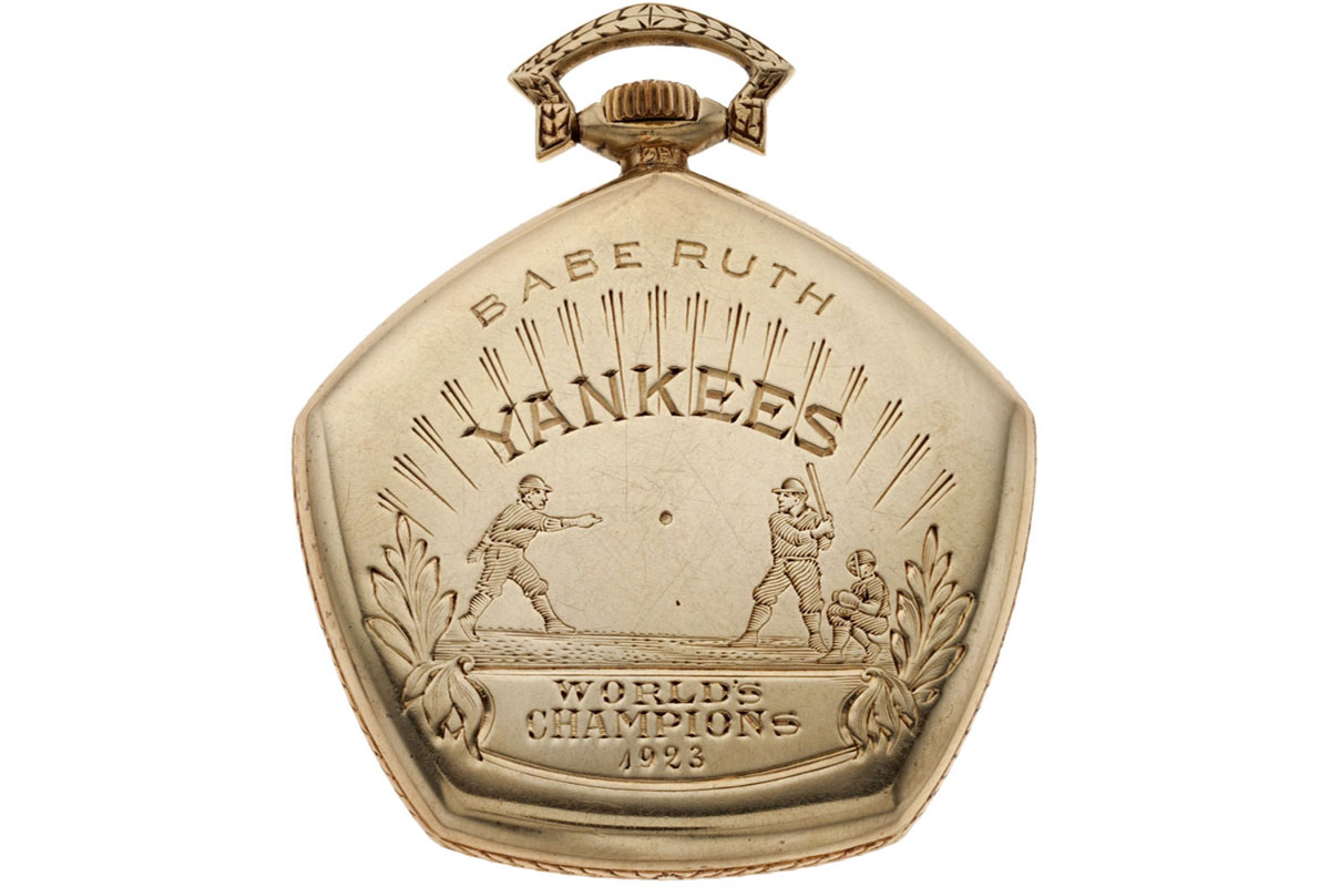 Babe Ruth World Series pocket watch
