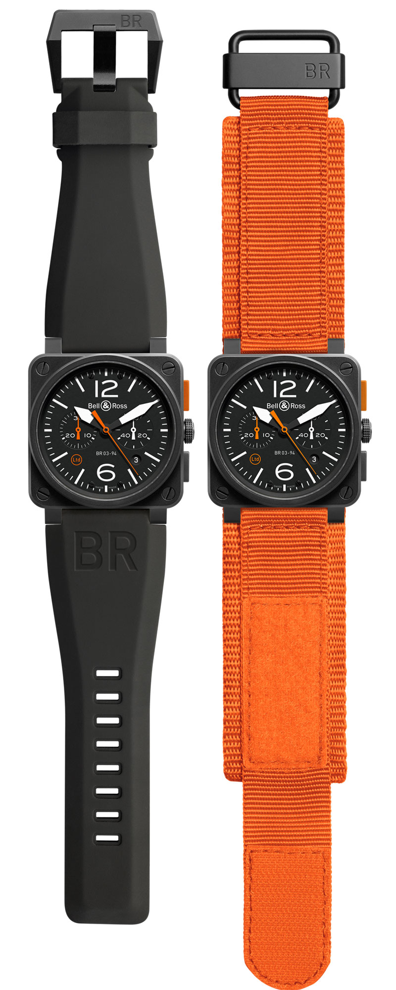 Bell&Ross BR03-94 Carbon Orange