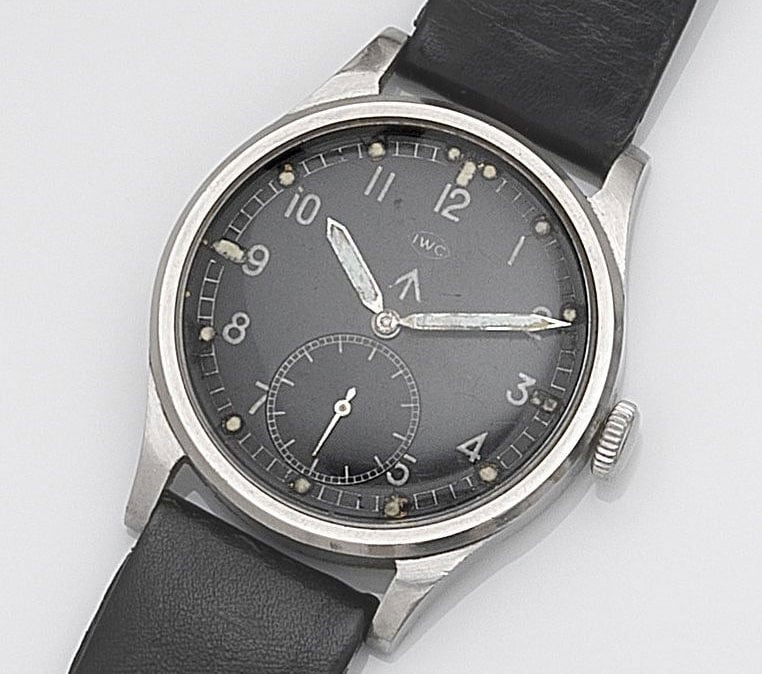 The Auction Hammer: Three Military W.W.W. watches from IWC and Record -  Monochrome Watches