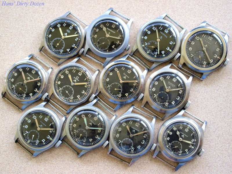 W.W.W. military watches collection