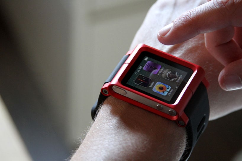 iPod used as a watch