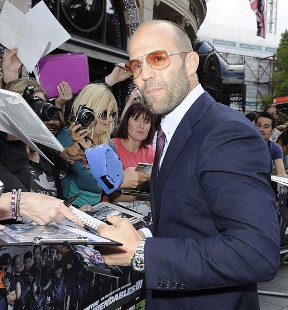 Statham and his Rolex Explorer II 1655