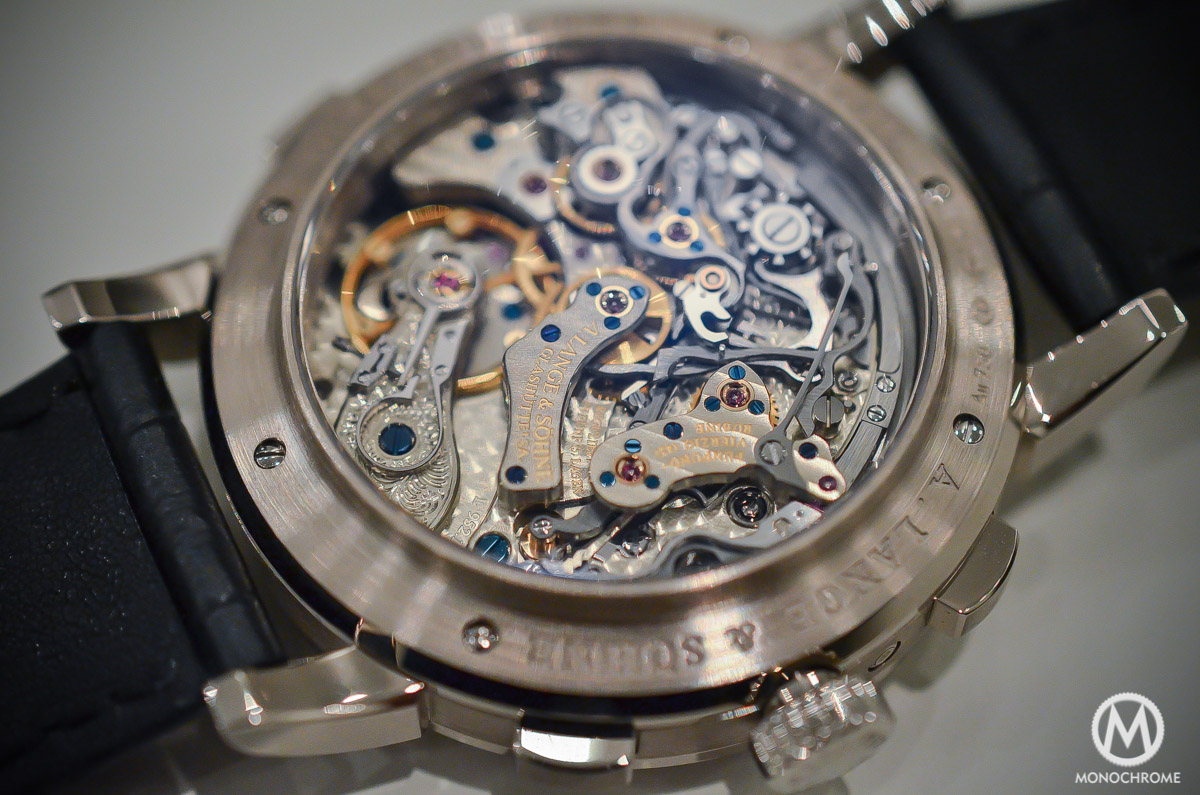 A. Lange and Sohne Datograph Perpetual Grey Dial White Gold - 2015 edition - 7