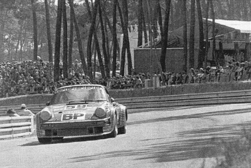 Laurent Ferrier in a Porsche 