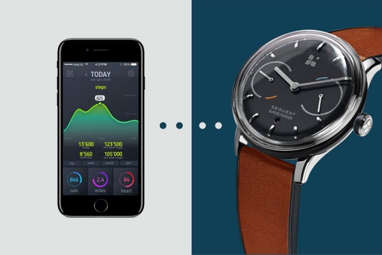 Sequent Supercharger, the first self-winding smartwatch