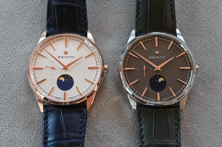 2020 Zenith Elite Moonphase 40.5mm Rose Gold and Steel