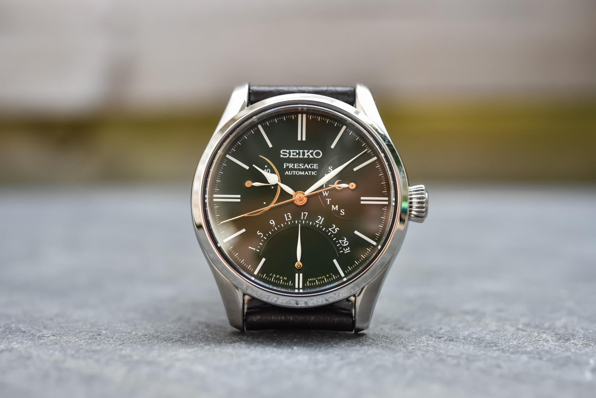 Hands On Seiko Presage Urushi Green Dial Double Retrograde Spb J