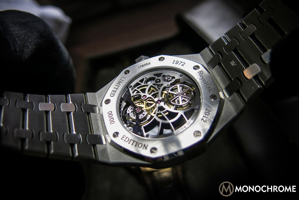 Audemars Piguet Royal Oak Skeleton Tourbillon steel prototype Audemars Piguet Royal Oak Skeleton Tourbillon steel prototype