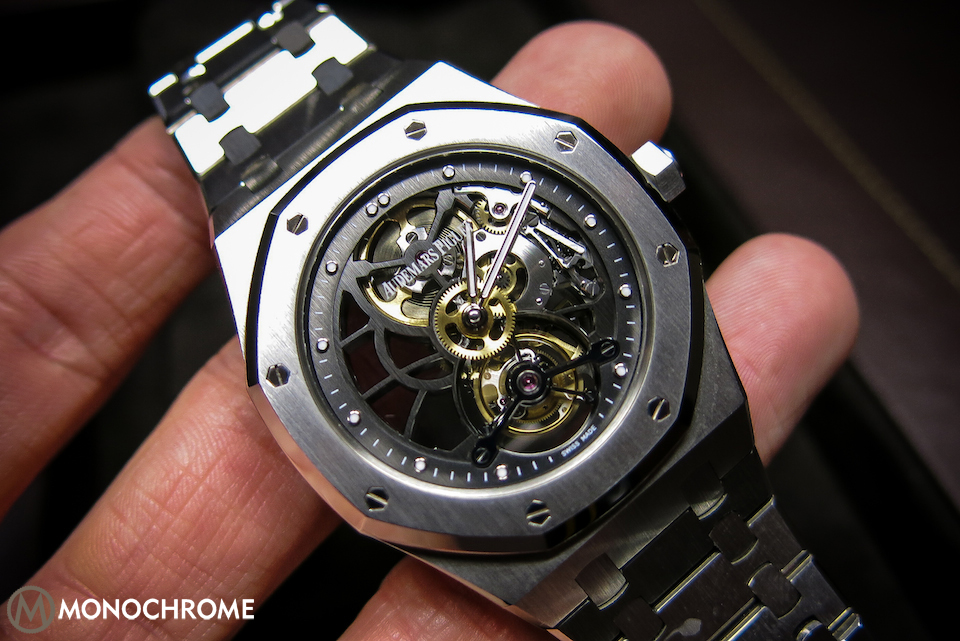 Audemars Piguet Royal Oak Skeleton Tourbillon steel prototype Audemars Piguet Royal Oak Skeleton Tourbillon steel prototype