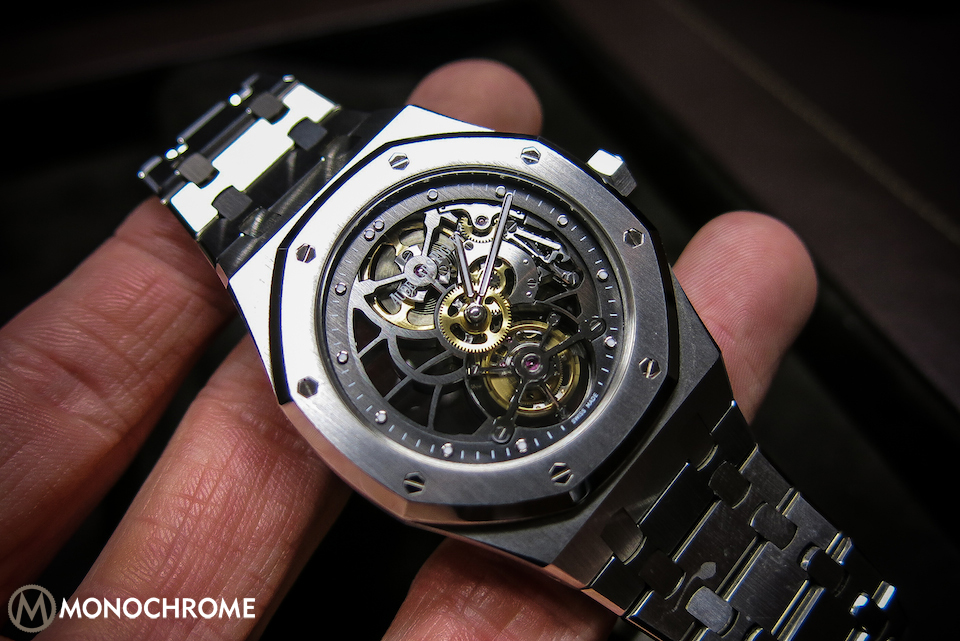 Audemars Piguet Royal Oak Skeleton Tourbillon steel prototype Audemars Piguet Royal Oak Skeleton Tourbillon steel prototype