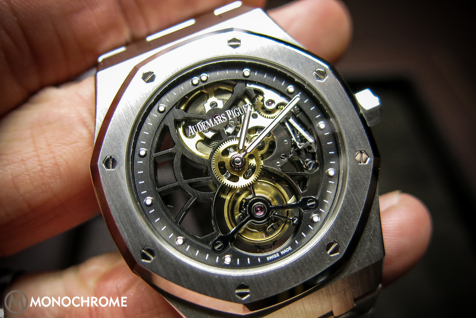 Audemars Piguet Royal Oak Skeleton Tourbillon steel prototype Audemars Piguet Royal Oak Skeleton Tourbillon steel prototype