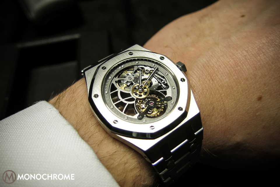 Audemars Piguet Royal Oak Skeleton Tourbillon steel prototype Audemars Piguet Royal Oak Skeleton Tourbillon steel prototype