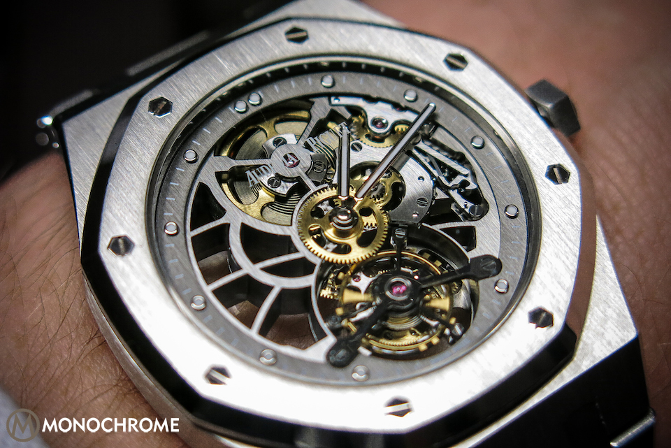 Audemars Piguet Royal Oak Skeleton Tourbillon steel prototype Audemars Piguet Royal Oak Skeleton Tourbillon steel prototype