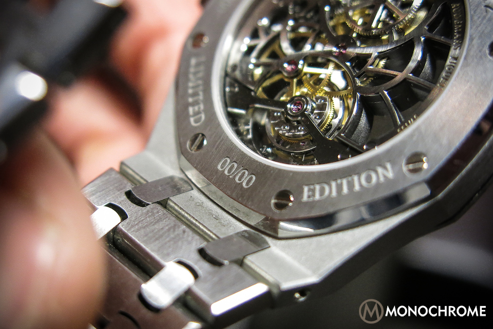 Audemars Piguet Royal Oak Skeleton Tourbillon steel prototype Audemars Piguet Royal Oak Skeleton Tourbillon steel prototype