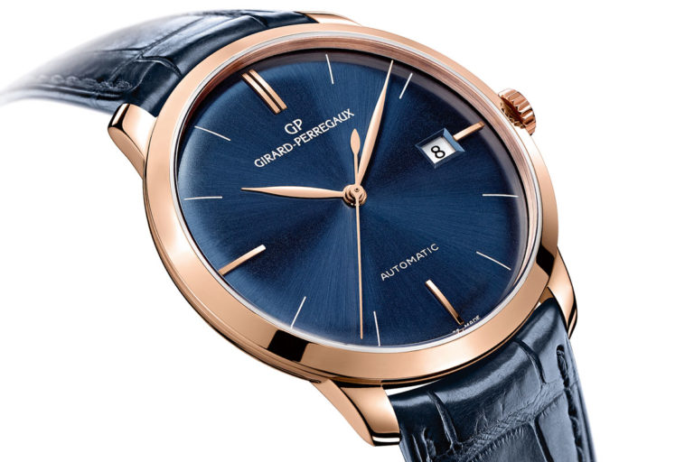 Girard-Perregaux GP 1966 pink gold and blue