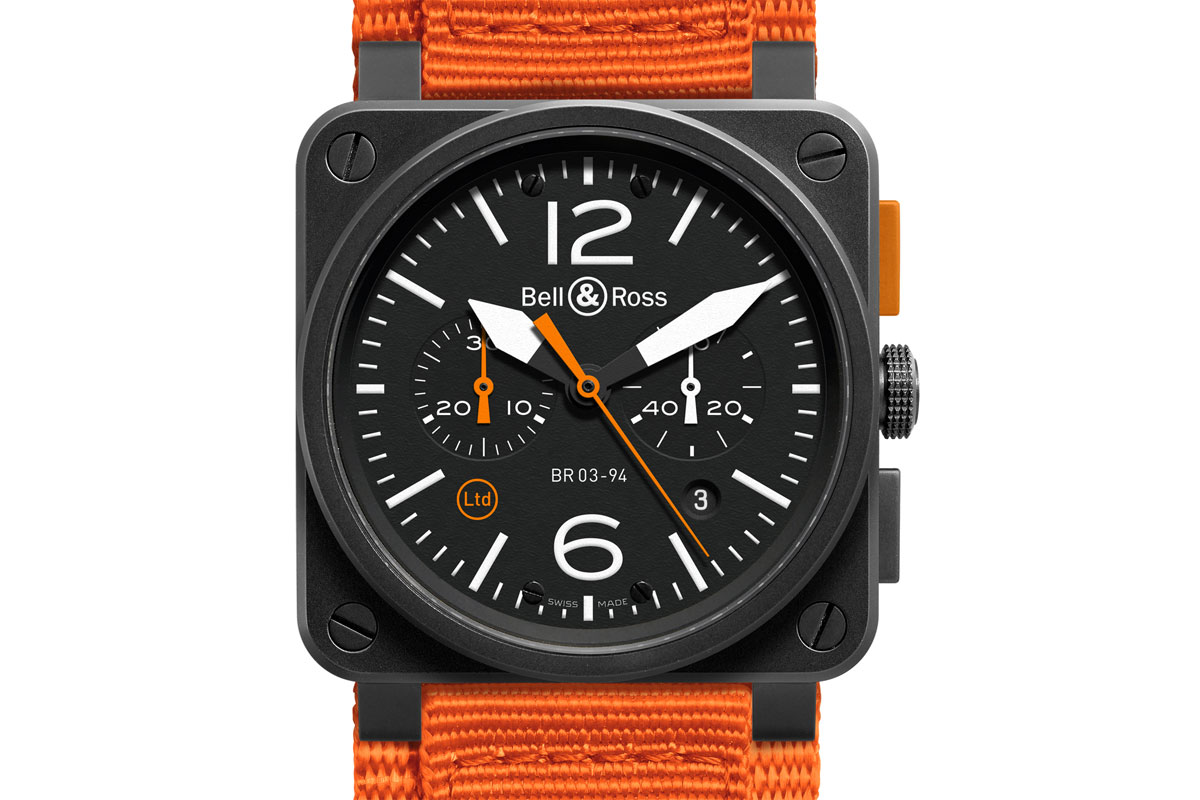 Bell&Ross BR03-94 Carbon Orange