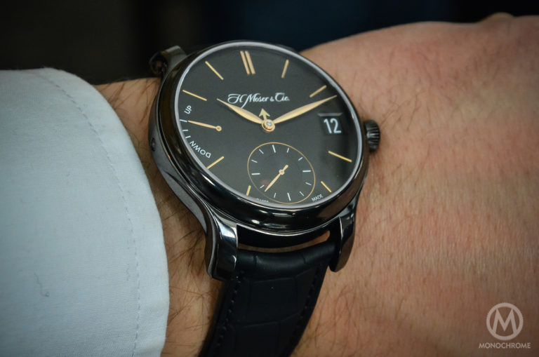 H. Moser Perpetual Calendar Black DLC Titanium - Wristshot 2