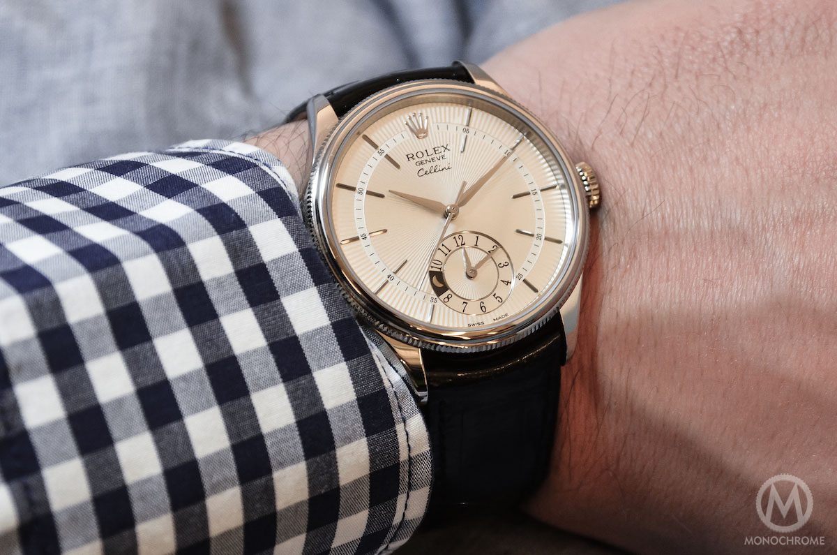 Rolex Cellini Dual Time wristshot  Rolex Cellini Dual Time wristshot