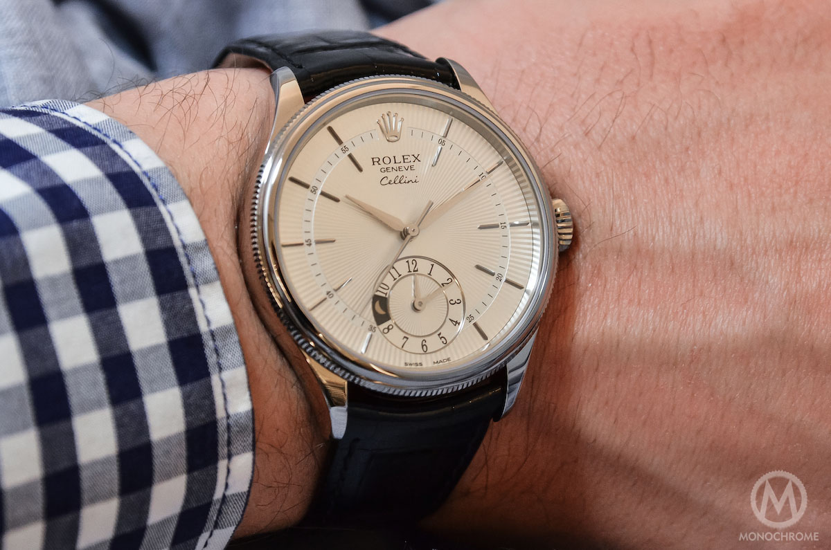 Rolex Cellini Dual Time wristshot  Rolex Cellini Dual Time wristshot