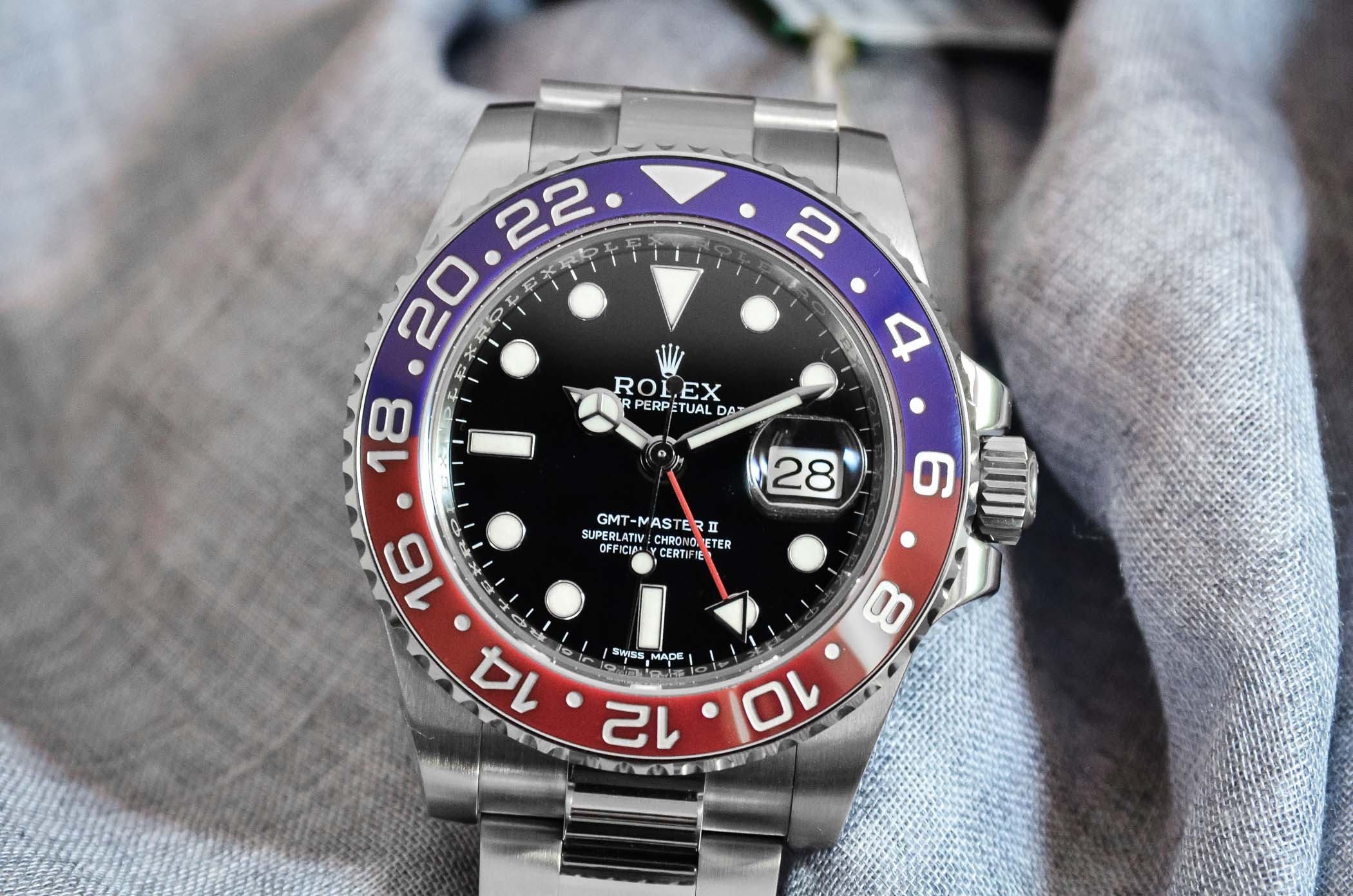 Rolex GMT-Master II Pepsi white gold 116719BLRO - Baselworld 2014