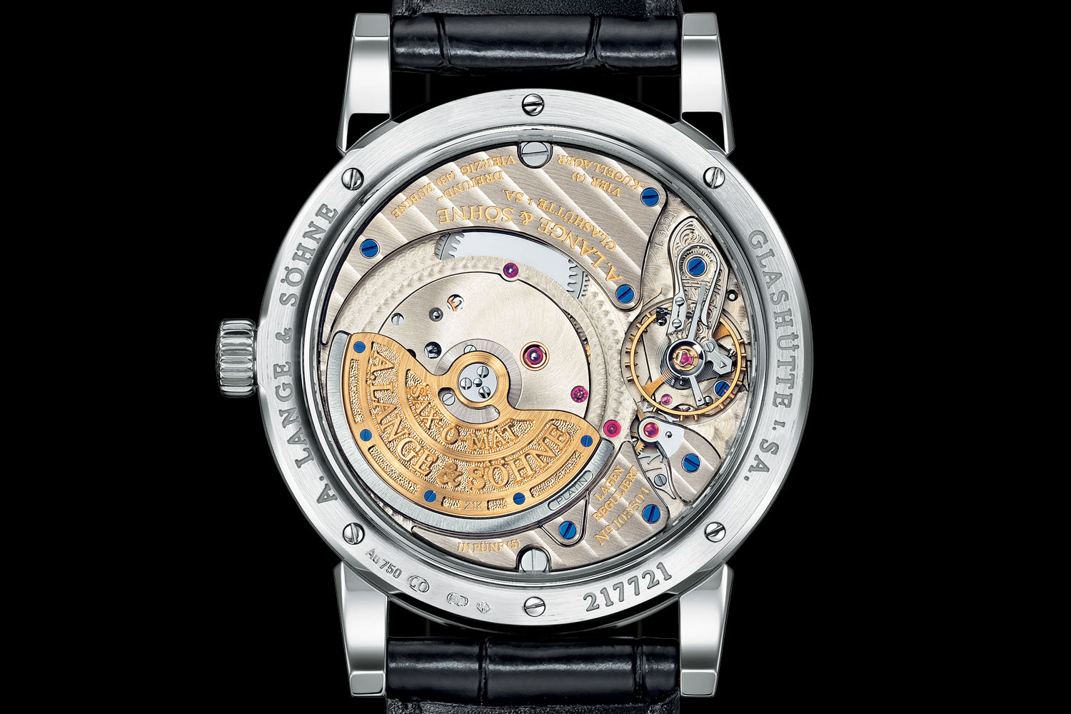 A Lange & Sohne Langematik Perpetual white gold black dial - 2 A Lange & Sohne Langematik Perpetual white gold black dial - 2