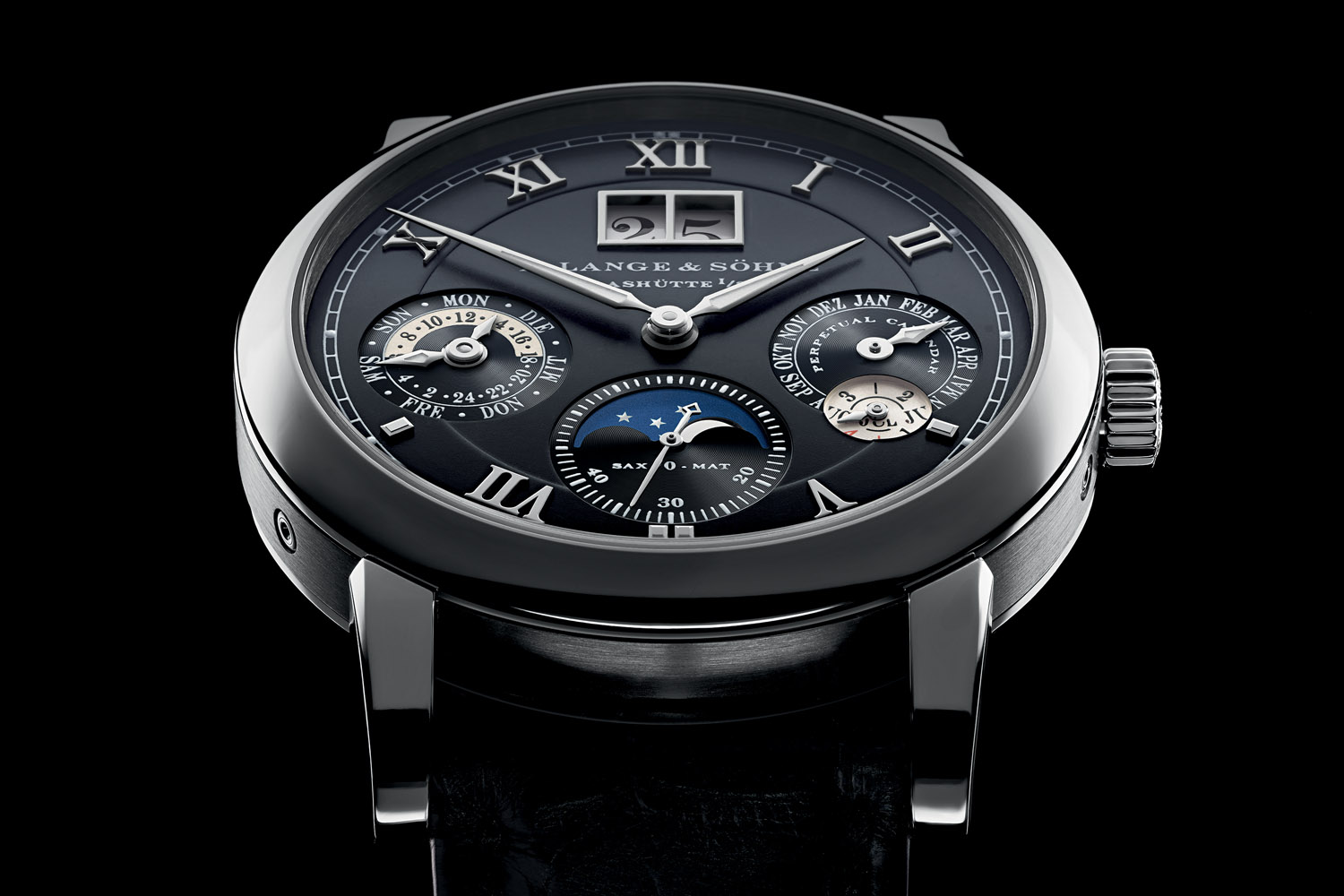 A Lange & Sohne Langematik Perpetual white gold black dial - 6 A Lange & Sohne Langematik Perpetual white gold black dial - 6