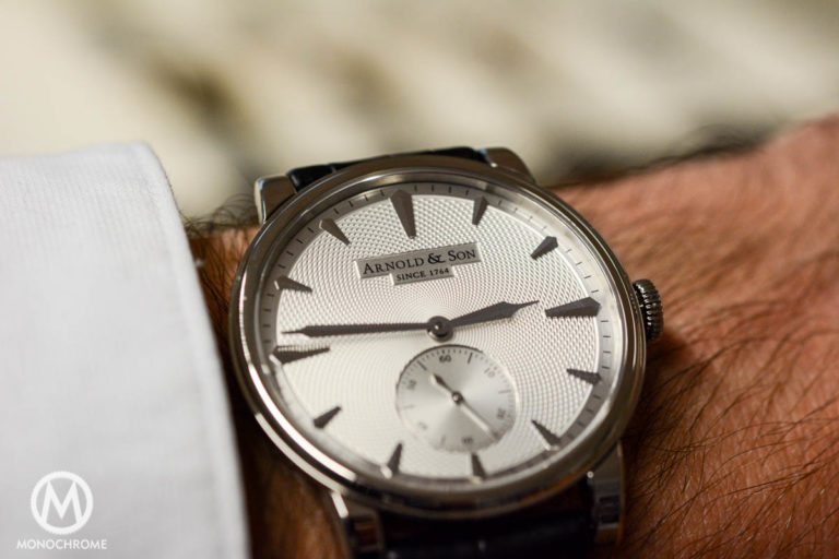 Arnold & Son HMS1 guilloche dial