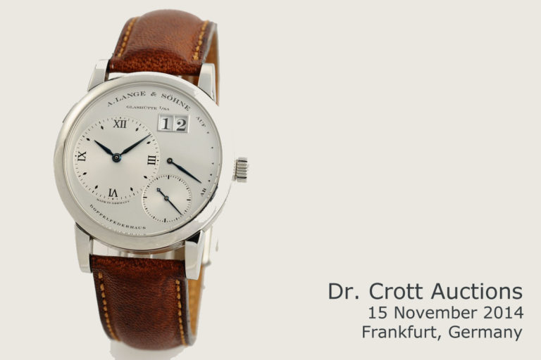 Crott Auctions Lange 1 in stainless steel