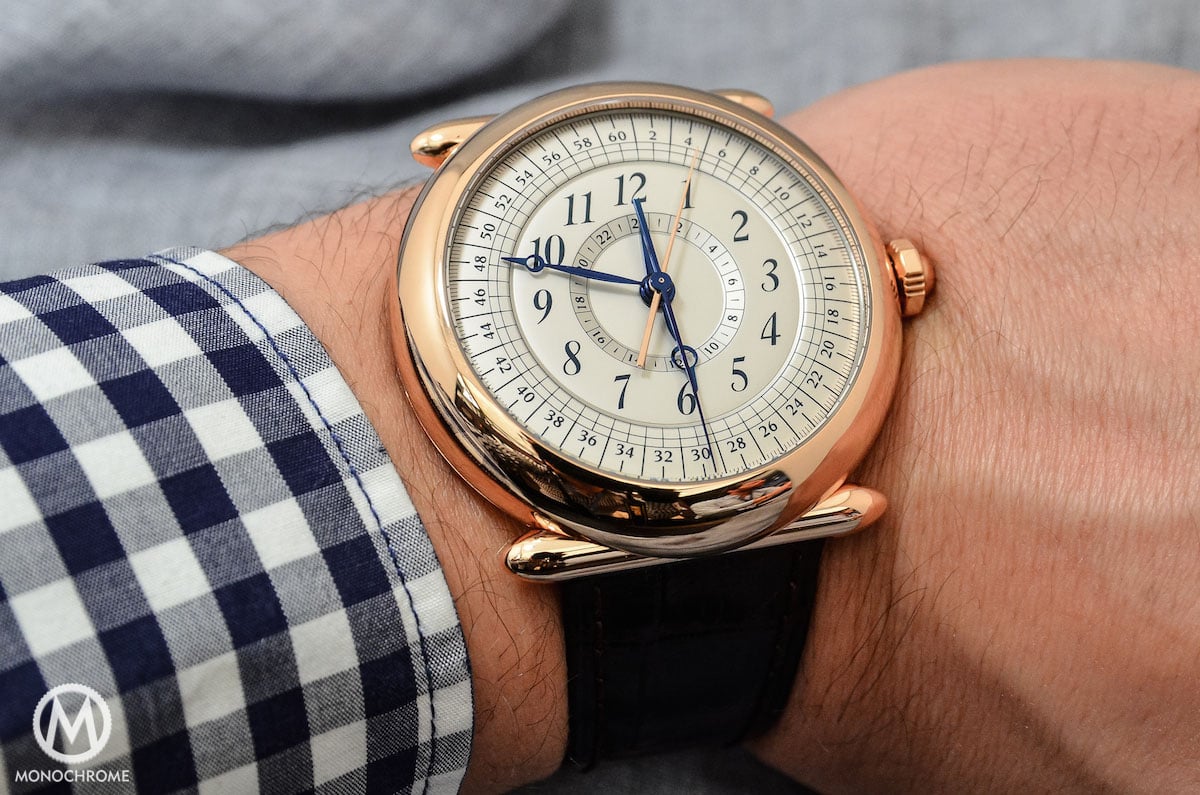 De Bethune DB29 Maxi Chrono Tourbillon - wristshot De Bethune DB29 Maxi Chrono Tourbillon - wristshot