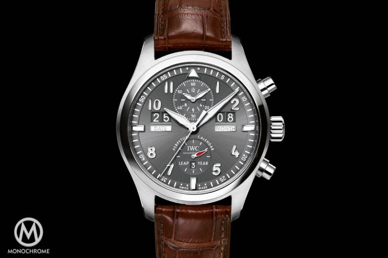IWC Pilot Spitfire Perpetual Calendar Digital Date-Month Stainless Steel