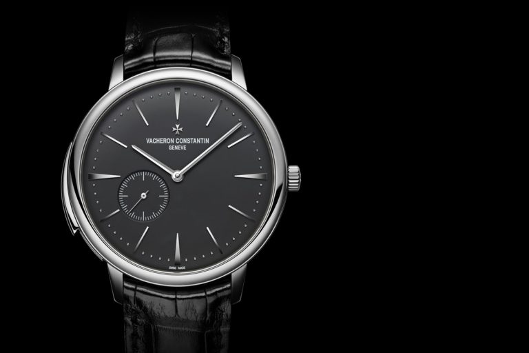 Vacheron Constantin Patrimony Ultra-Thin Minute Repeater Platinum black dial cover