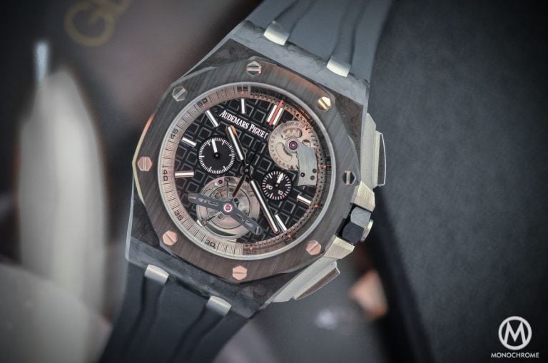 Audemars Piguet Royal Oak Offshore Selfwinding Tourbillon Chronograph - forged carbon case