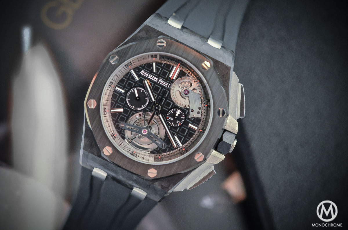 Audemars Piguet Royal Oak Offshore Selfwinding Tourbillon Chronograph - forged carbon case