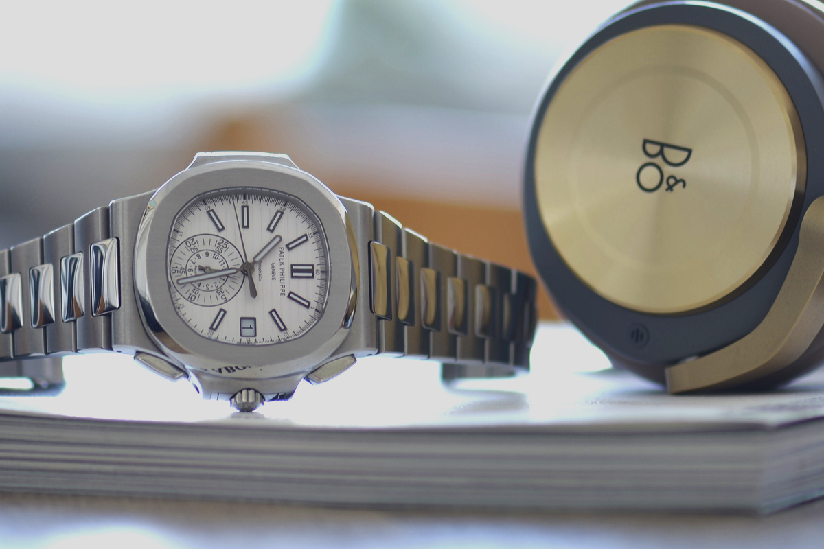 Patek Philippe Nautilus Chronograph 5980 Kristian Haagen - White Tiffany Dial - cover