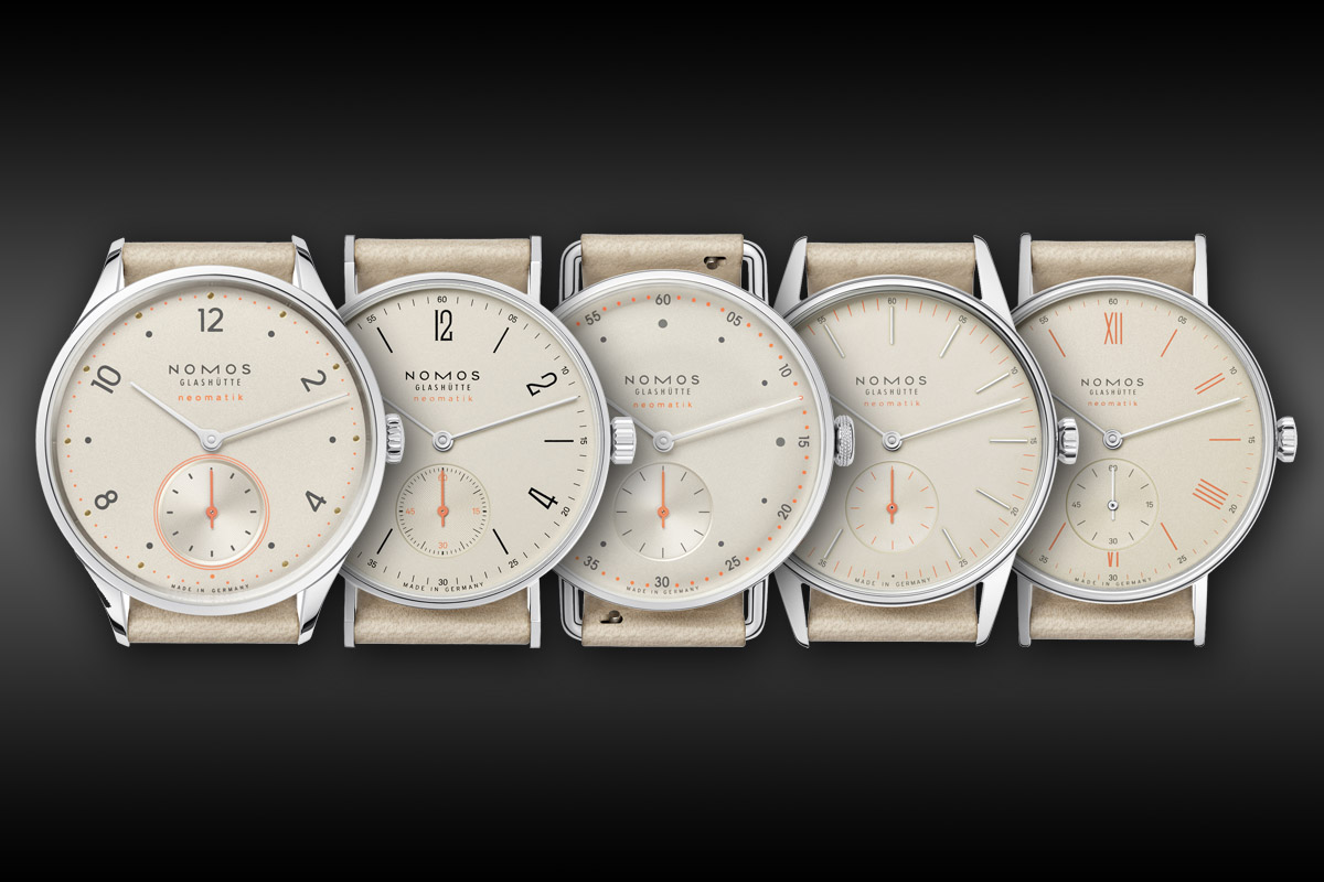 nomos Neomatik Collection 2015 - Champagne Dial