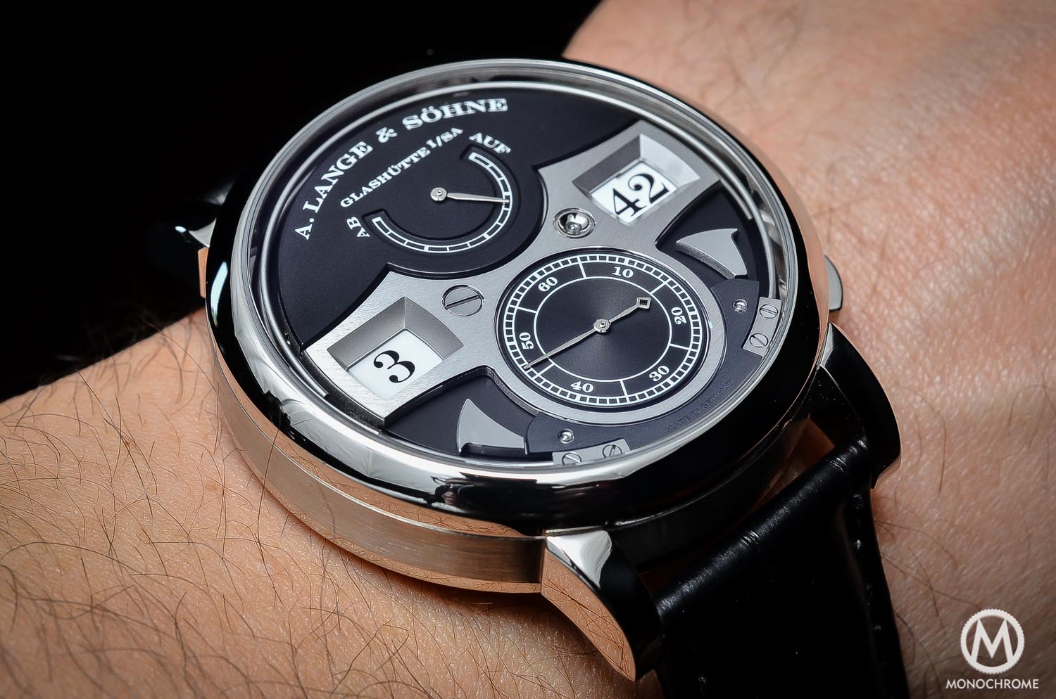A. Lange Sohne Zeitwerk Striking Time White Gold Black Dial - Full review - 1 A. Lange Sohne Zeitwerk Striking Time White Gold Black Dial