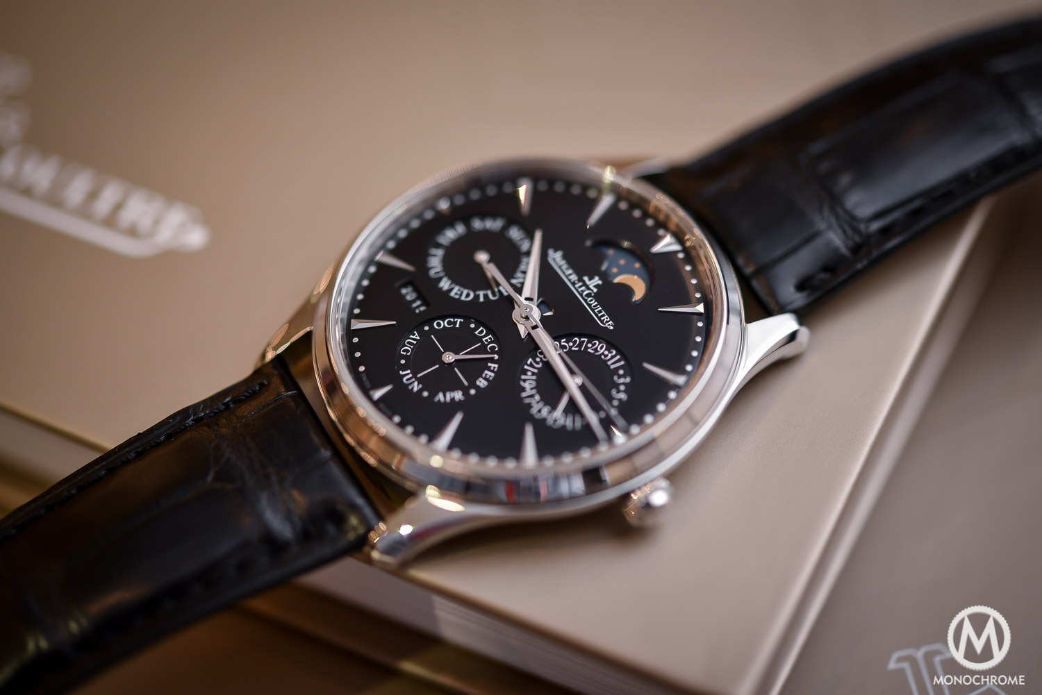 Jaeger-LeCoultre Master Ultra Thin Perpetual steel black dial - SIHH 2016 - 3 Jaeger-LeCoultre Master Ultra Thin Perpetual steel black dial - SIHH 2016