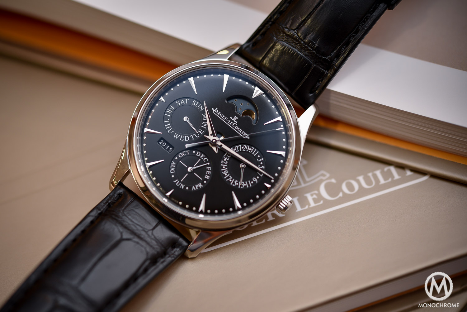 Jaeger-LeCoultre Master Ultra Thin Perpetual steel black dial - SIHH 2016 - 9 Jaeger-LeCoultre Master Ultra Thin Perpetual steel black dial - SIHH 2016