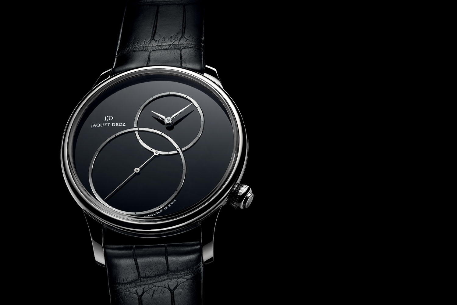 Jaquet Droz Grande Seconde Off-Centered Onyx Dial