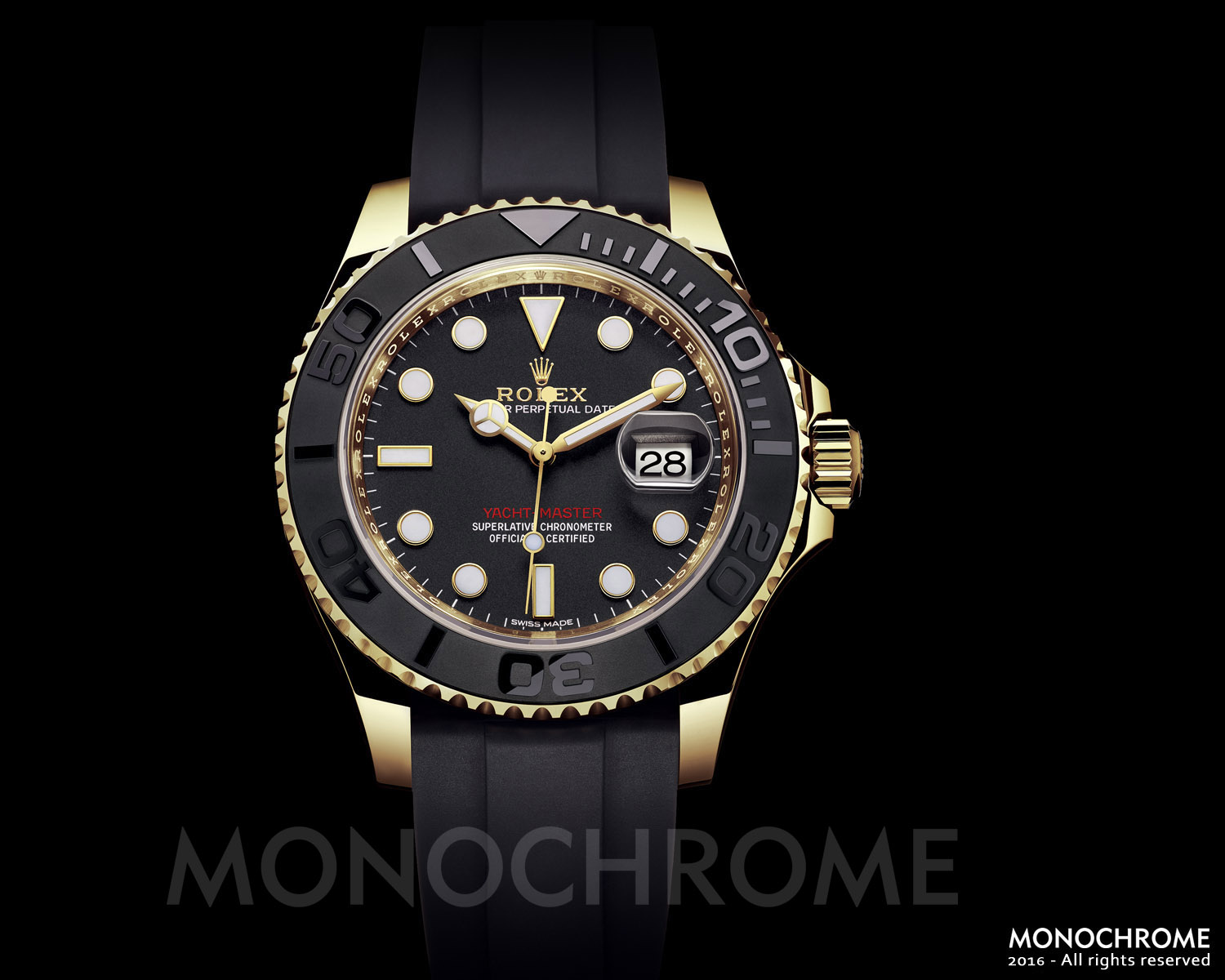 Rolex Yacht-Master 40 Yellow Gold ceramic rubber - Rolex Baselworld 2016 - Rolex Predictions 2016 - 1 - Monochrome Rolex Yacht-Master 40 Yellow Gold ceramic rubber - Rolex Baselworld 2016 - Rolex Predictions 2016 - Monochrome