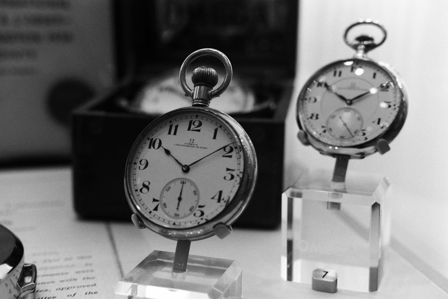 Early wristwatches - Omega Museum Visit - Monochrome Watches Omega Museum Visit