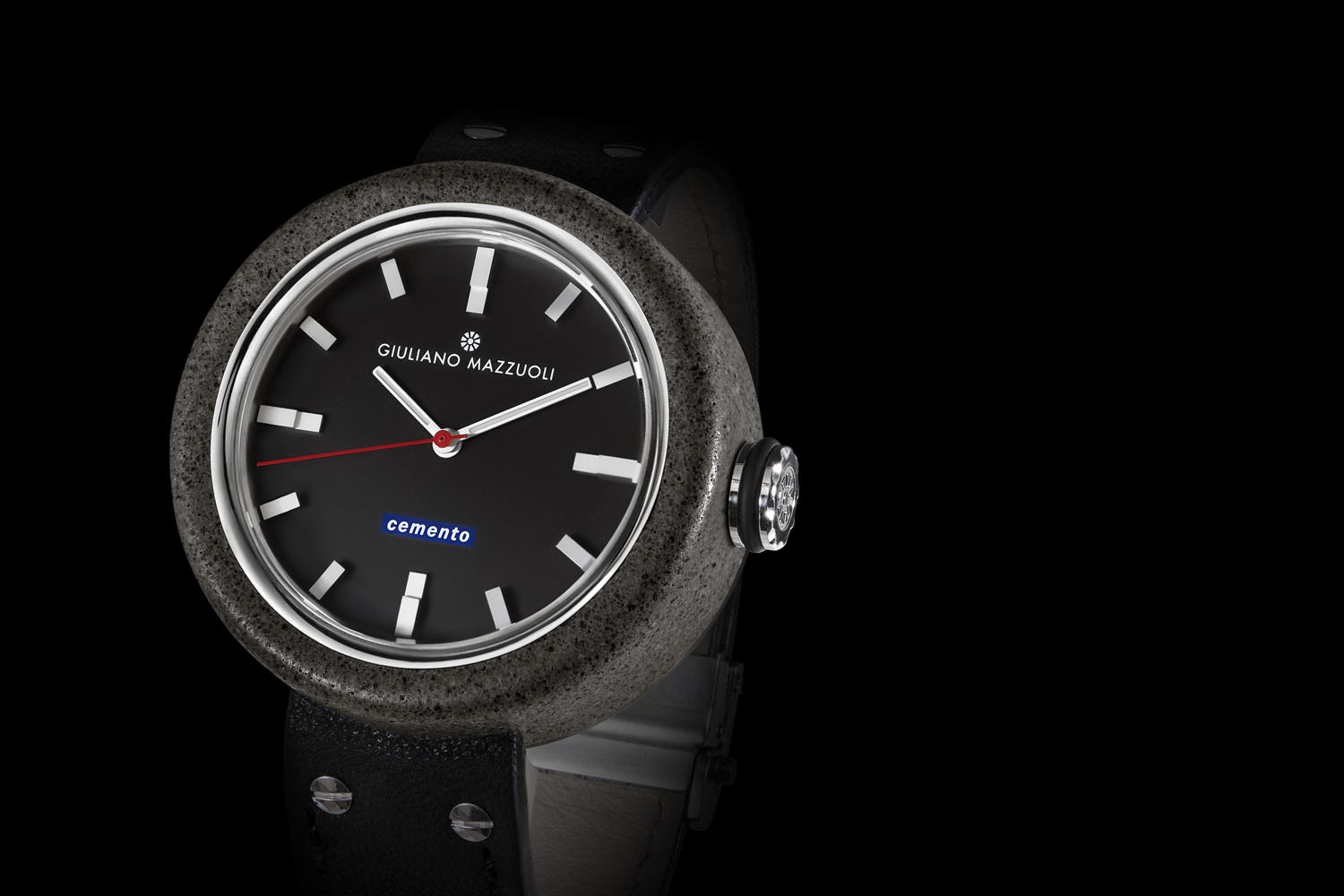 Giuliano Mazzuoli Cemento - wristwatch made of cement