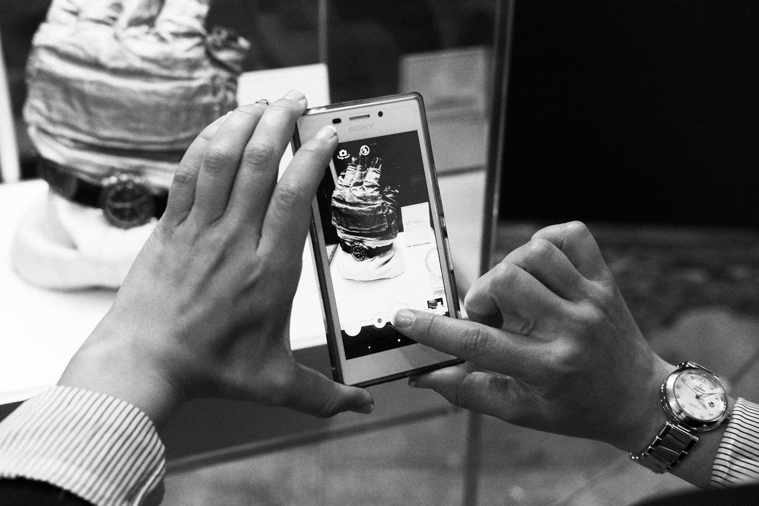 Glove - Omega Museum Visit - Monochrome Watches Omega Museum Visit