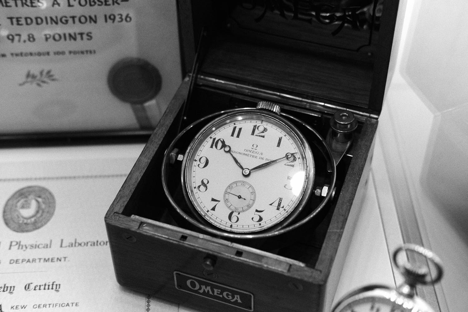 Marine chrono - Omega Museum Visit - Monochrome Watches Omega Museum Visit