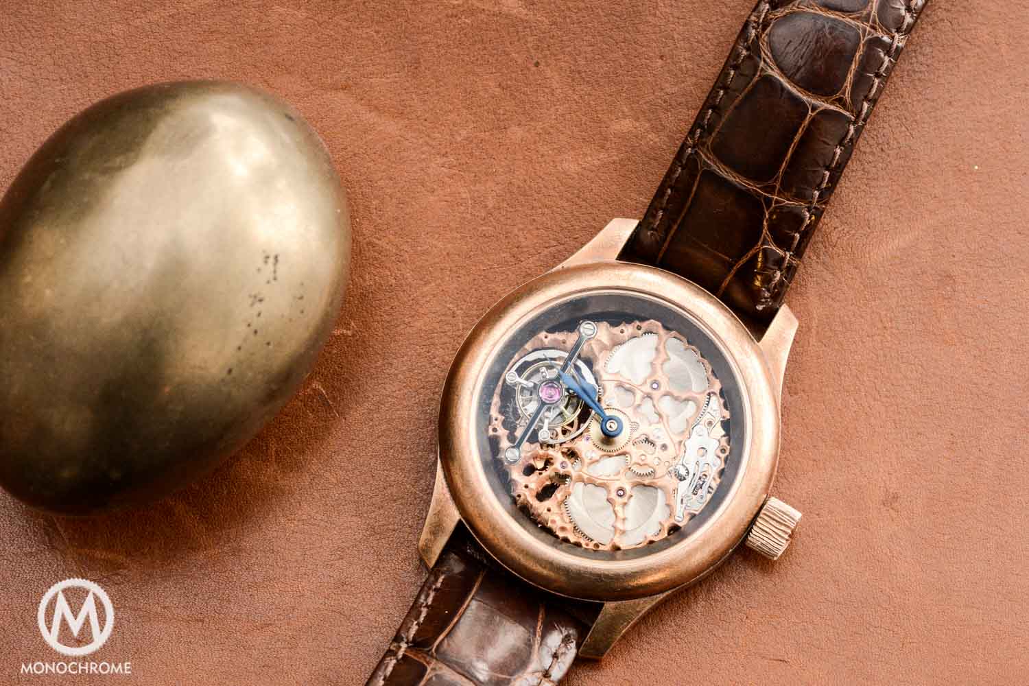 Kees Engelbarts-7117 Kees Engelbarts Bronze Skeleton Tourbillon