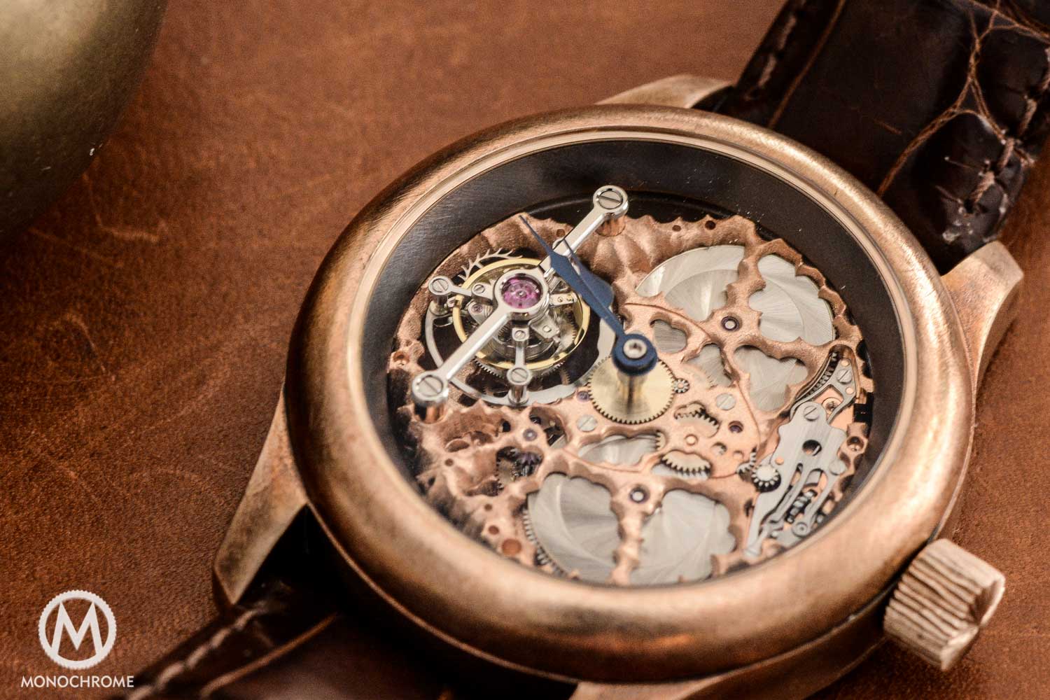 Kees Engelbarts-7119 Kees Engelbarts Bronze Skeleton Tourbillon