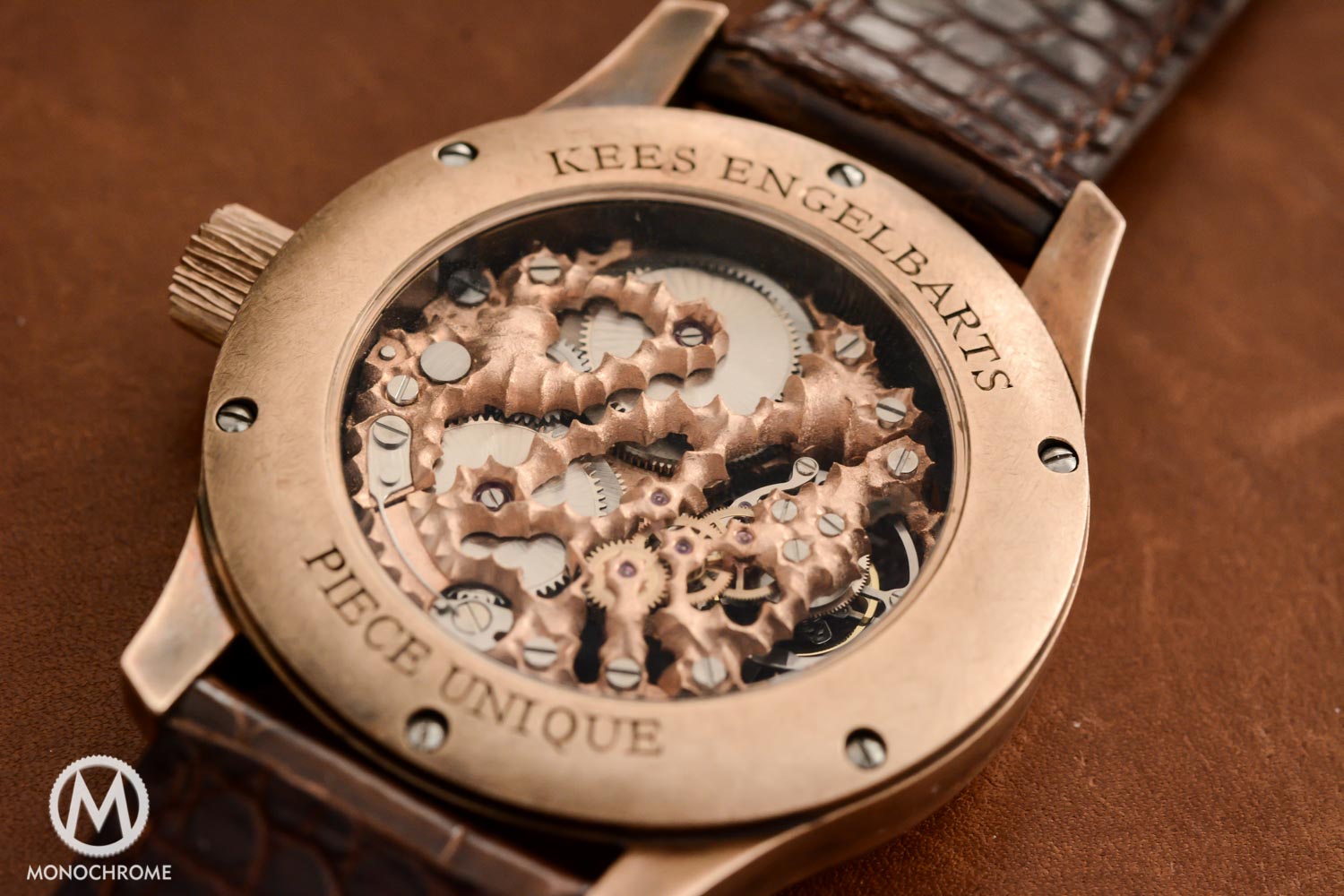 Kees Engelbarts-7121 Kees Engelbarts Bronze Skeleton Tourbillon