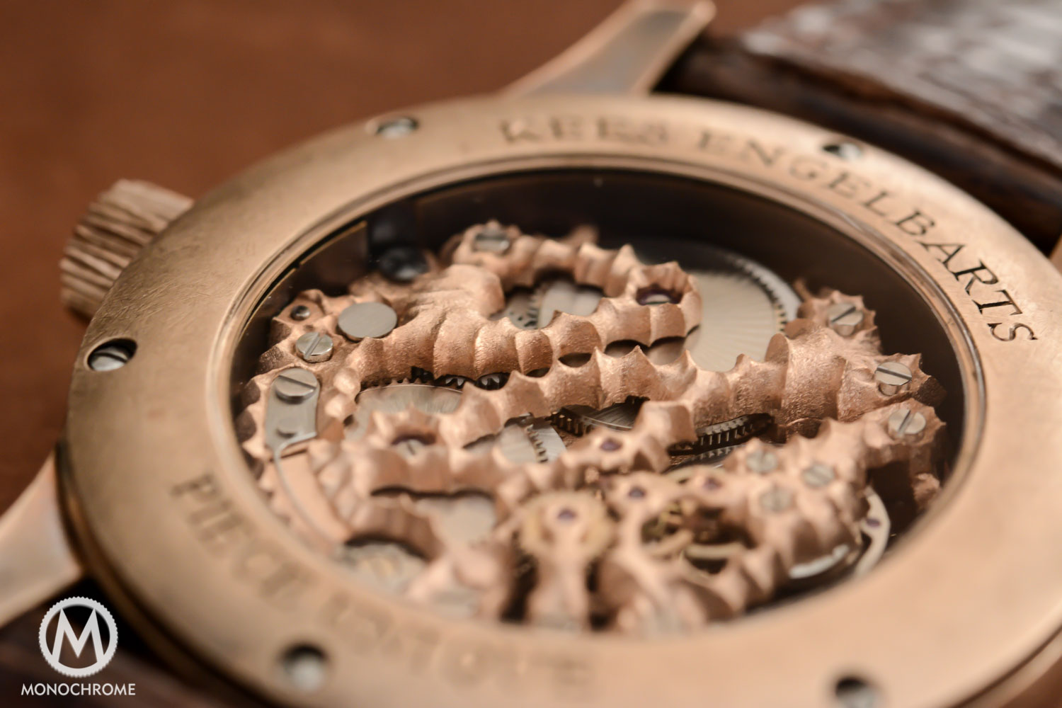 Kees Engelbarts-7123 Kees Engelbarts Bronze Skeleton Tourbillon