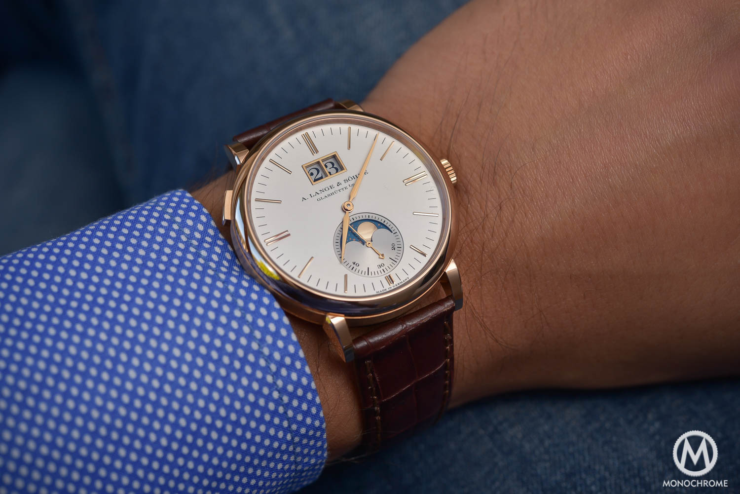 A. Lange & Sohne Saxonia Moon Phase